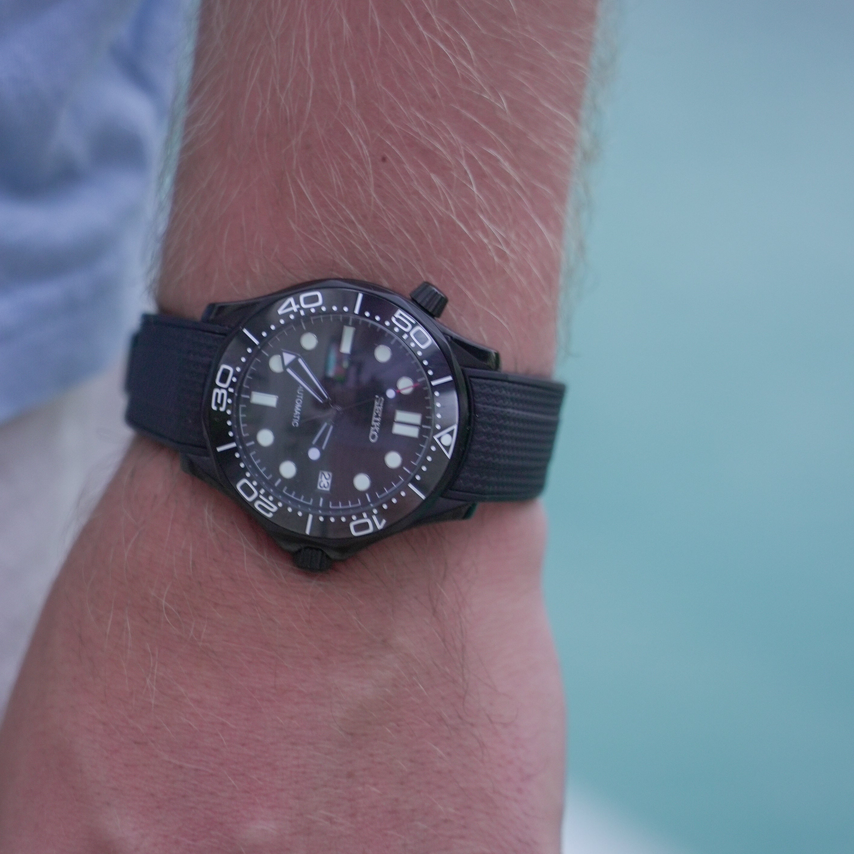 Seikomaster Ganz Schwarz